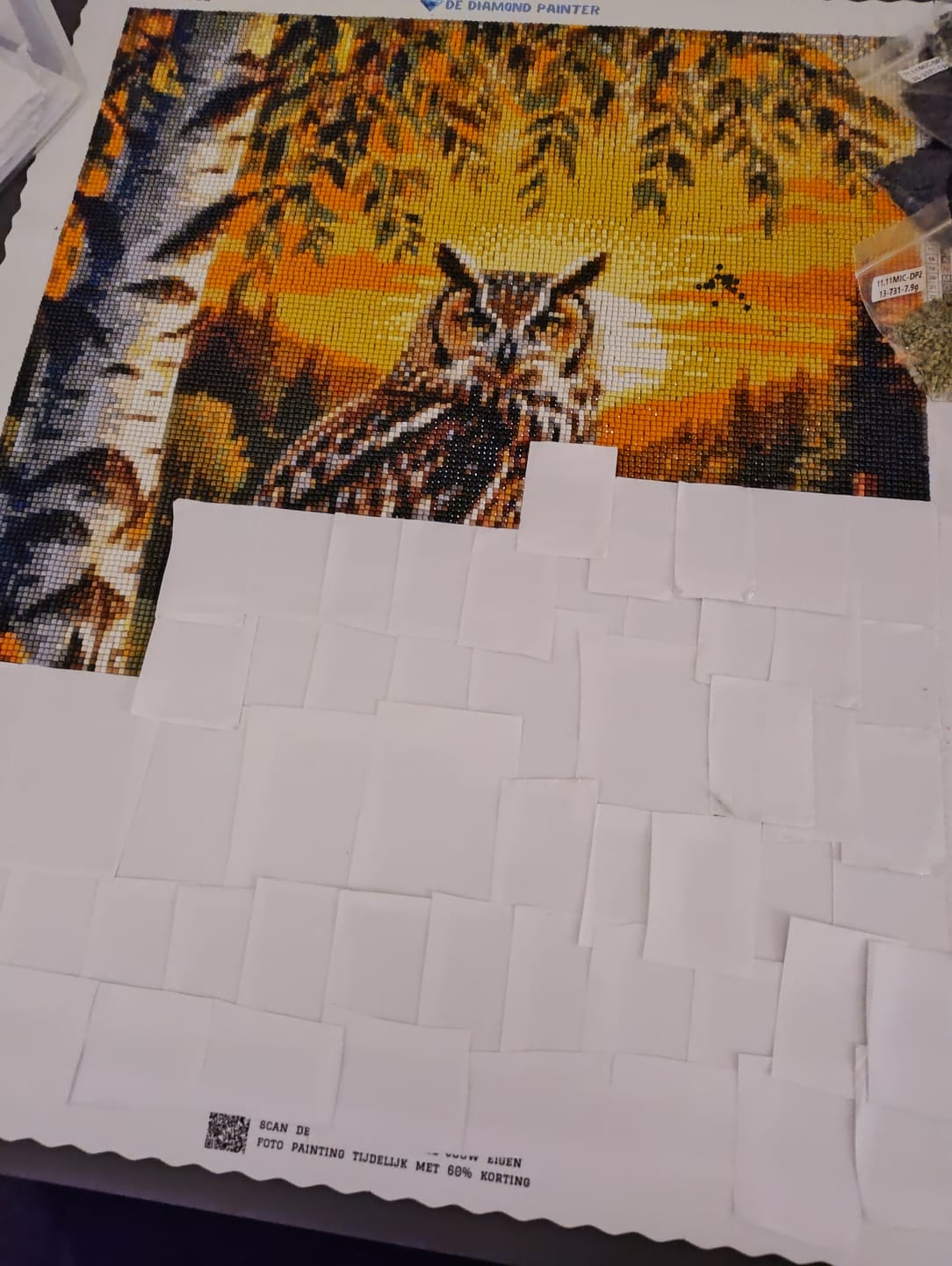 Customer photo review of Eget Foto Diamond Painting