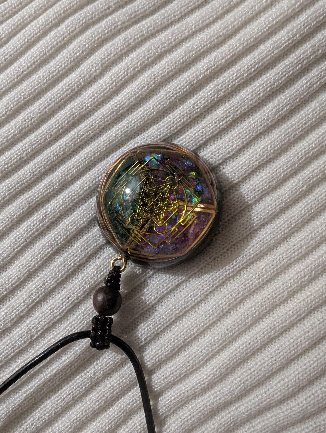 Customer photo review of Pendentif Énergétique "Alignement Sacré"
