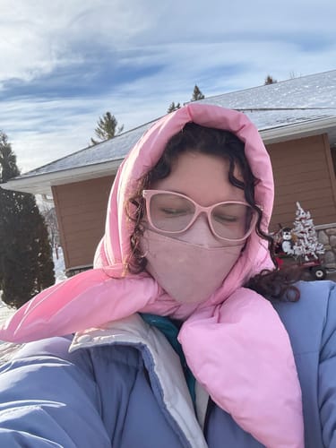 Customer photo review of KN95 Respirator Face Mask - Mauve