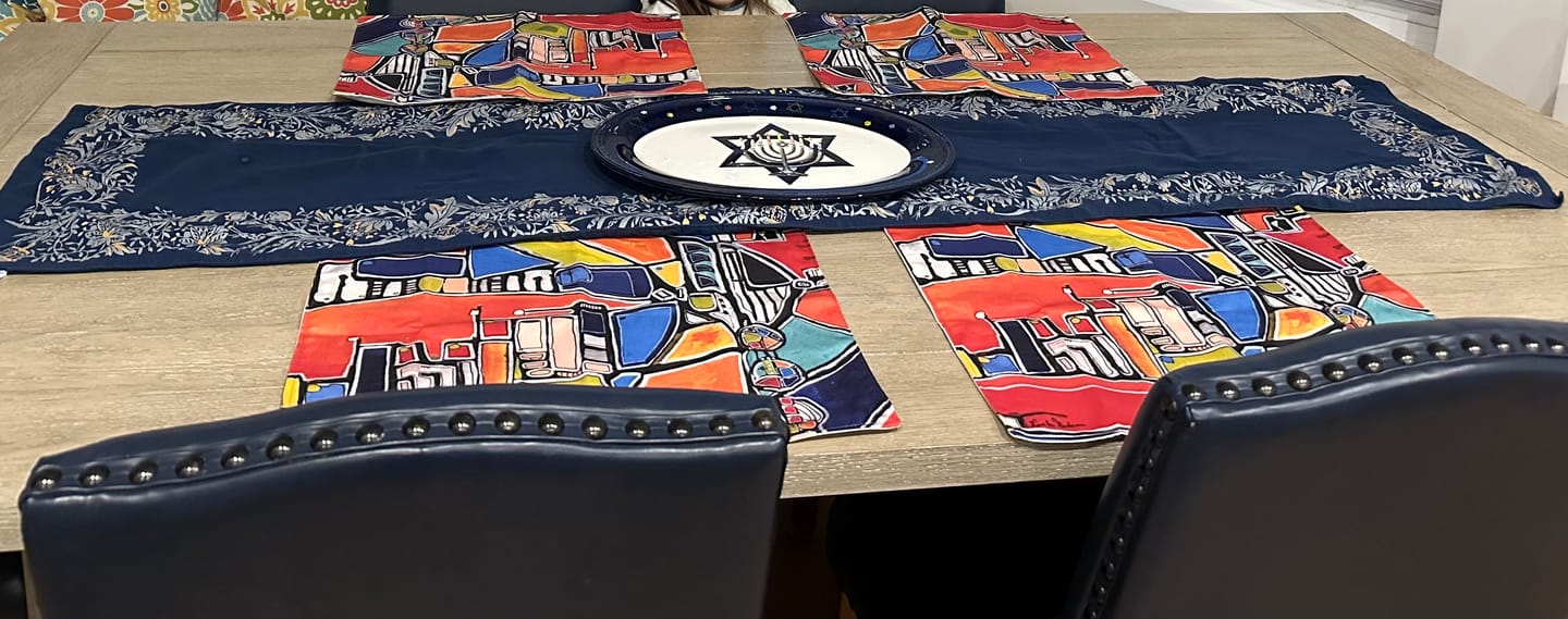 Customer photo review of "Skyline" Placemat