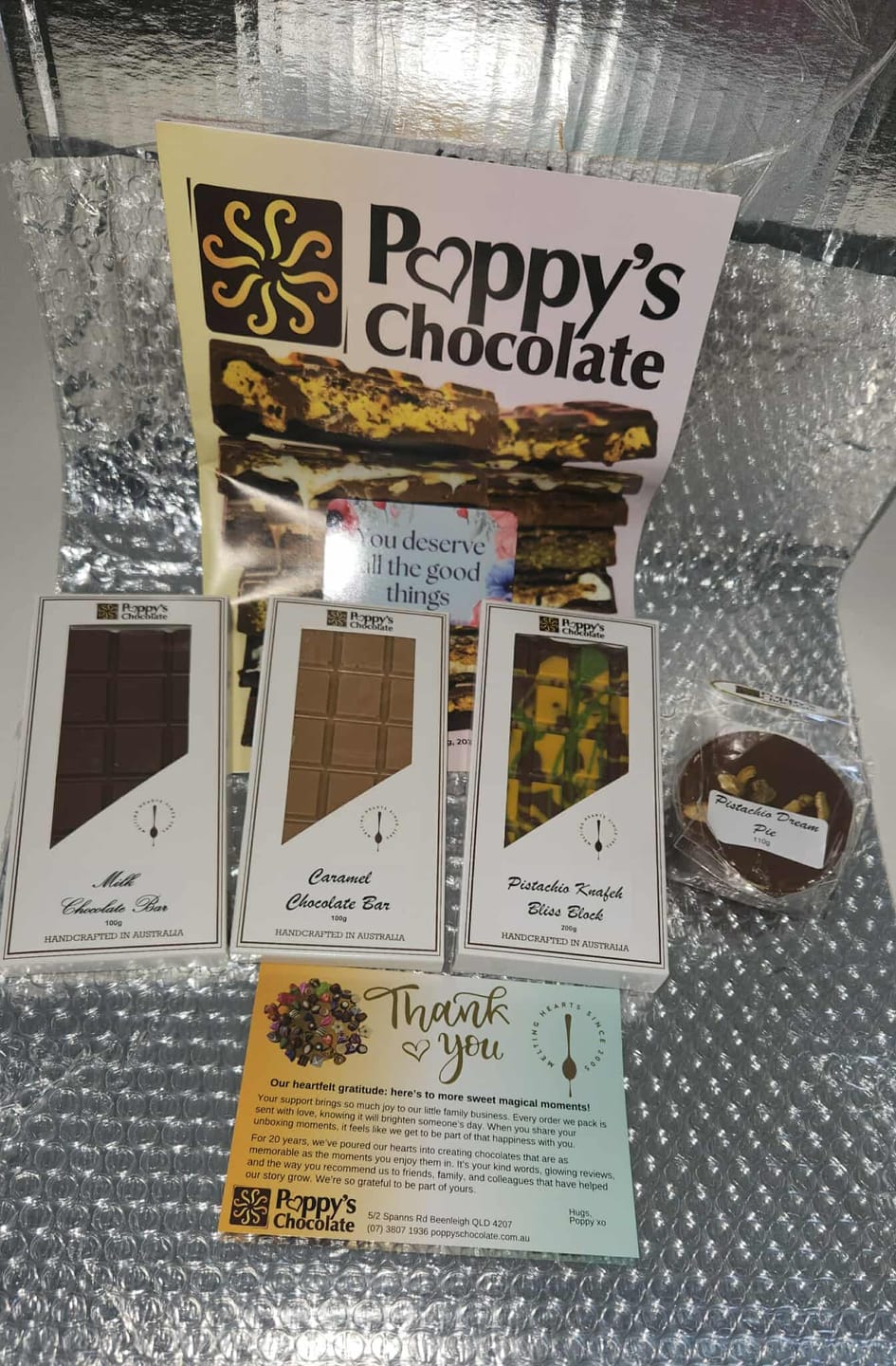 Customer photo review of LIMITED EDITION Pistachio Dream Pie