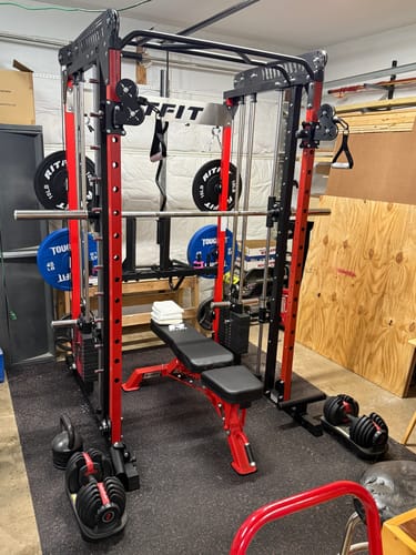 Customer photo review of RitFit M1 PRO Smith Machine Weight Stack Home Gym Package