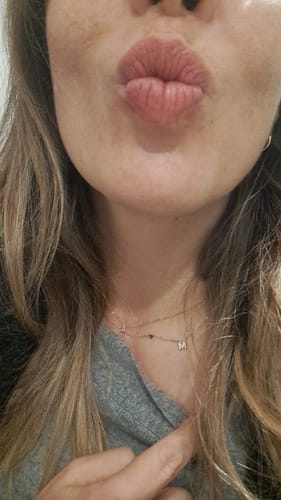 Customer photo review of Collana letter love