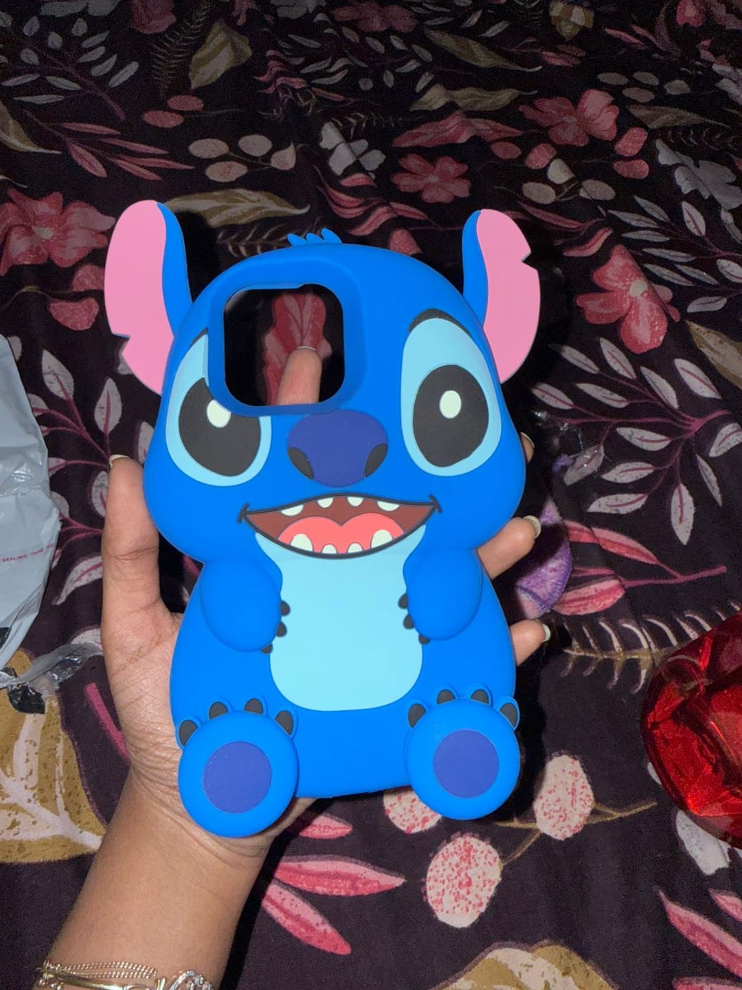 Customer photo review of 3D New Stitch Plus Kawaii Trending Shockproof Rubber Silicone iPhone Pre-Order Case