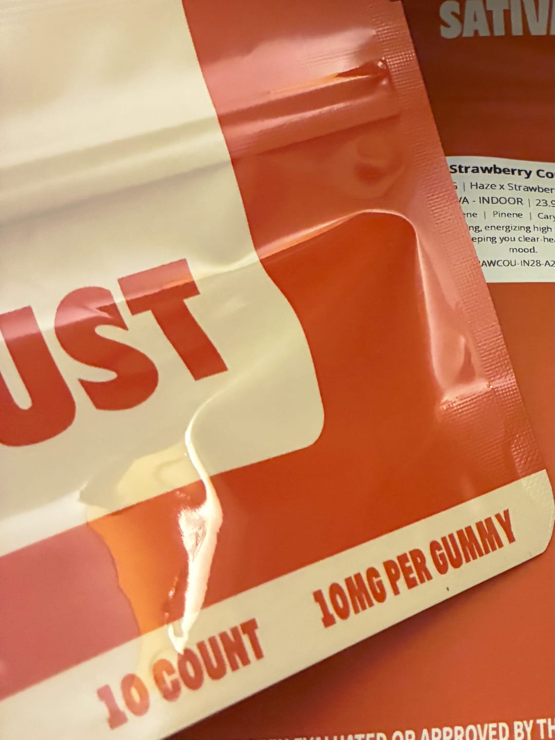 Customer photo review of THC Gummies