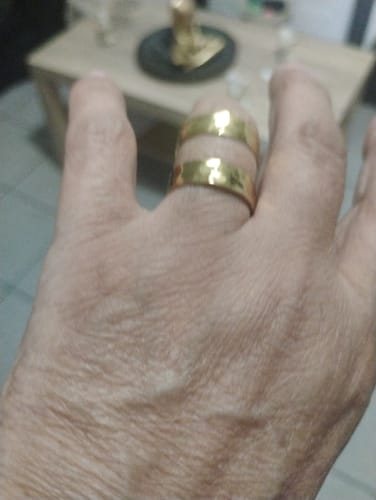 Reseña con foto de un cliente sobre Anillo Doble