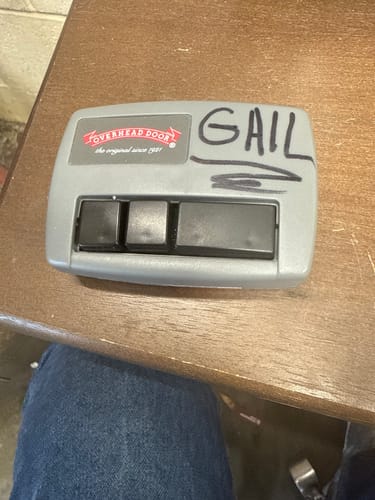 Customer photo review of 3 Button Commercial Remote | OCDFX3