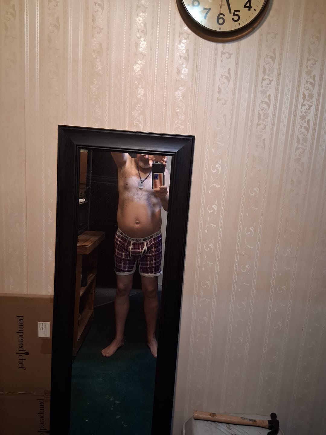 Customer photo review of Long Leg Bamboo Boxer Brief - Majestic Grape Beartooth