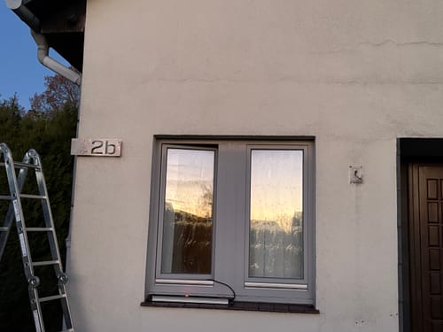 Customer photo review of Hausnummer gekantet