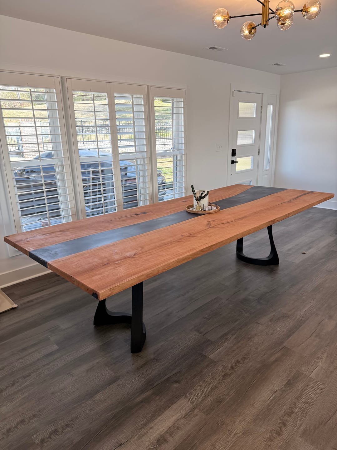 Customer photo review of Table Legs 436 Uzar 28" H Metal DIY Dining Furniture Legs