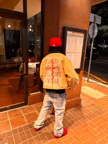 Customer photo review of Blessed Graffiti Jacket-354