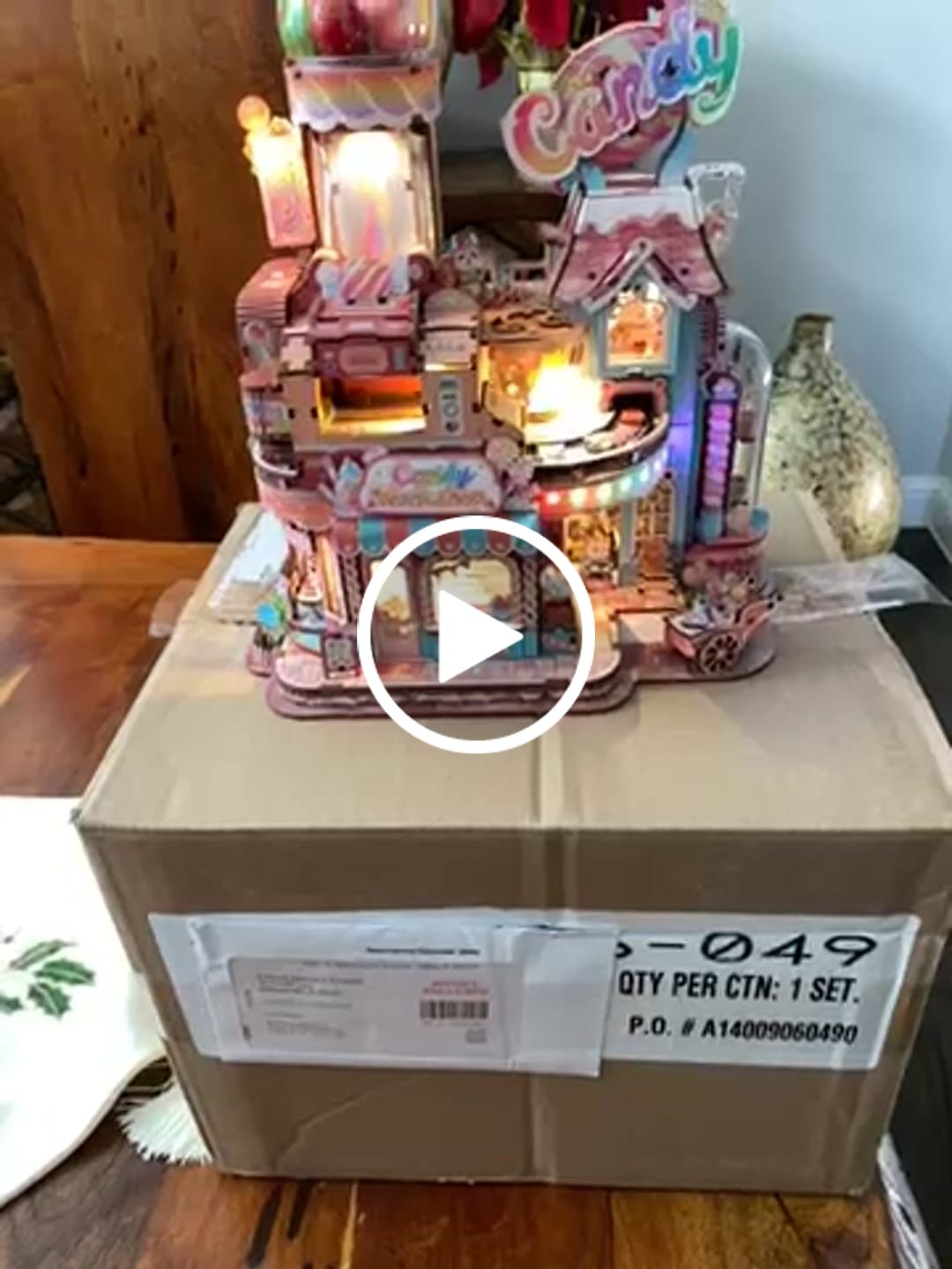 Customer video review of Candy Workshop 3D Wooden Puzzle