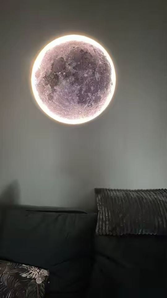 Customer photo review of WOMO Mond/Erde Runde Wandleuchte-WM6102