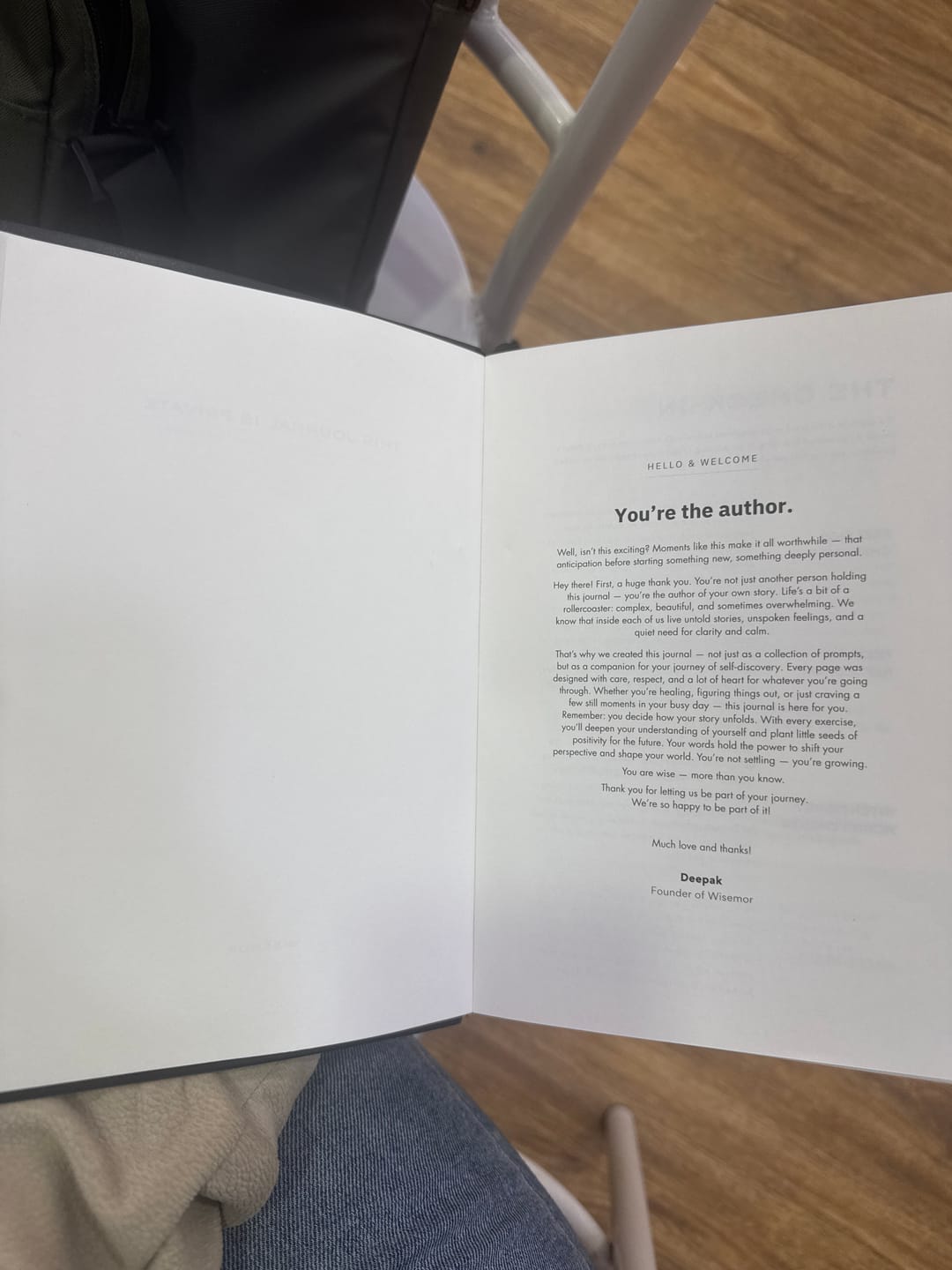 Customer photo review of Wisemor Journal