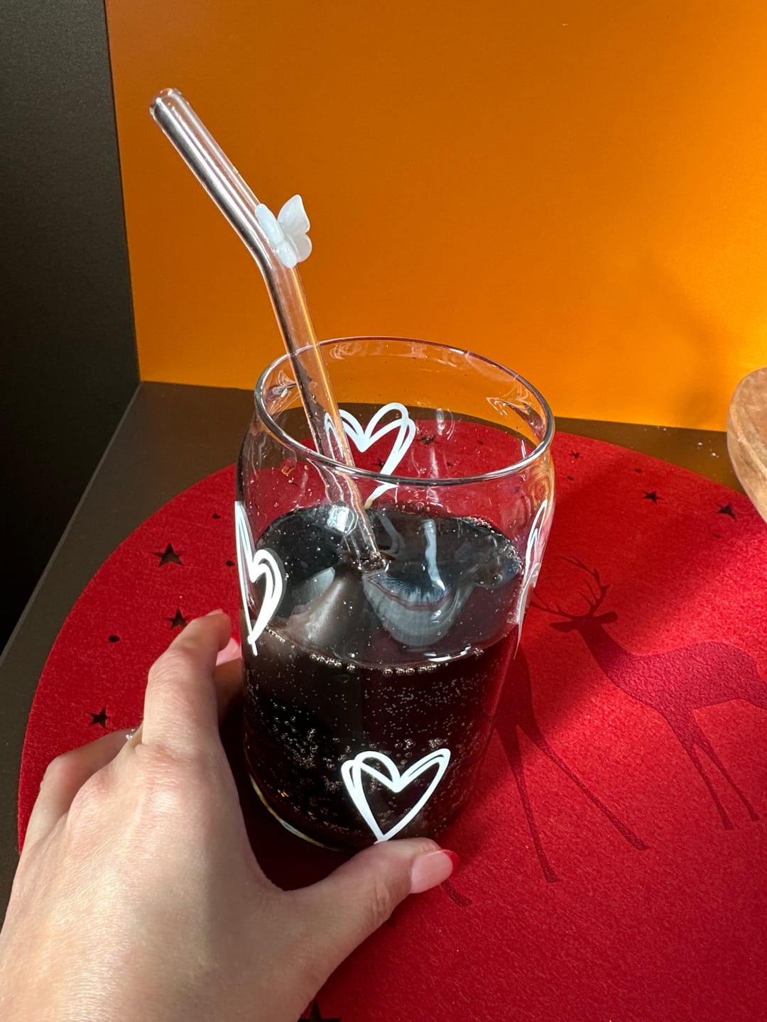 Customer photo review of Sklenička - Hearts