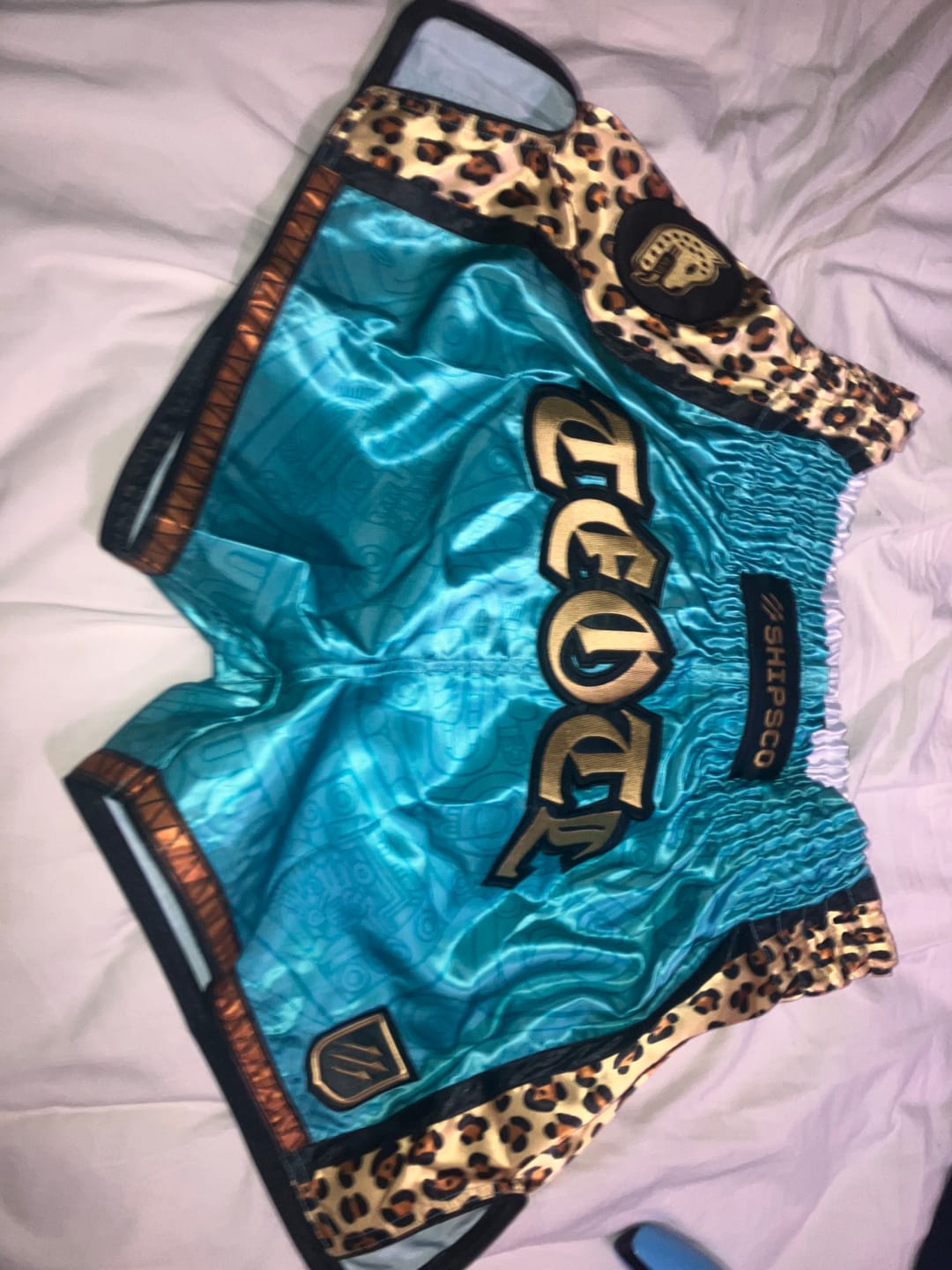 Customer photo review of Roberto Armas Teotl Fight Shorts
