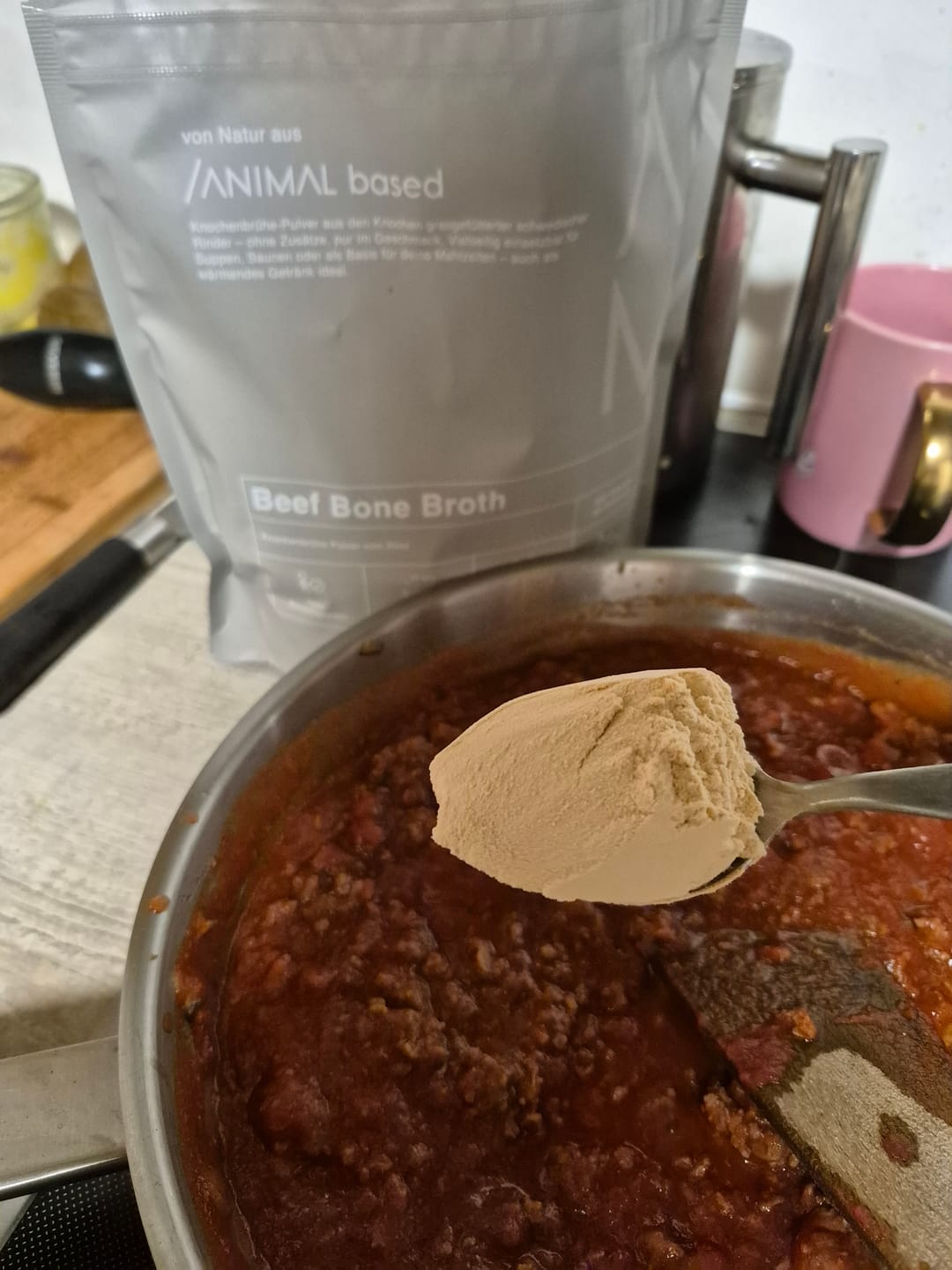 Customer photo review of Knochenbrühe Pulver 500g