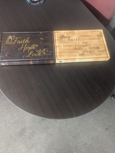 Customer photo review of Custom Inlay Builder