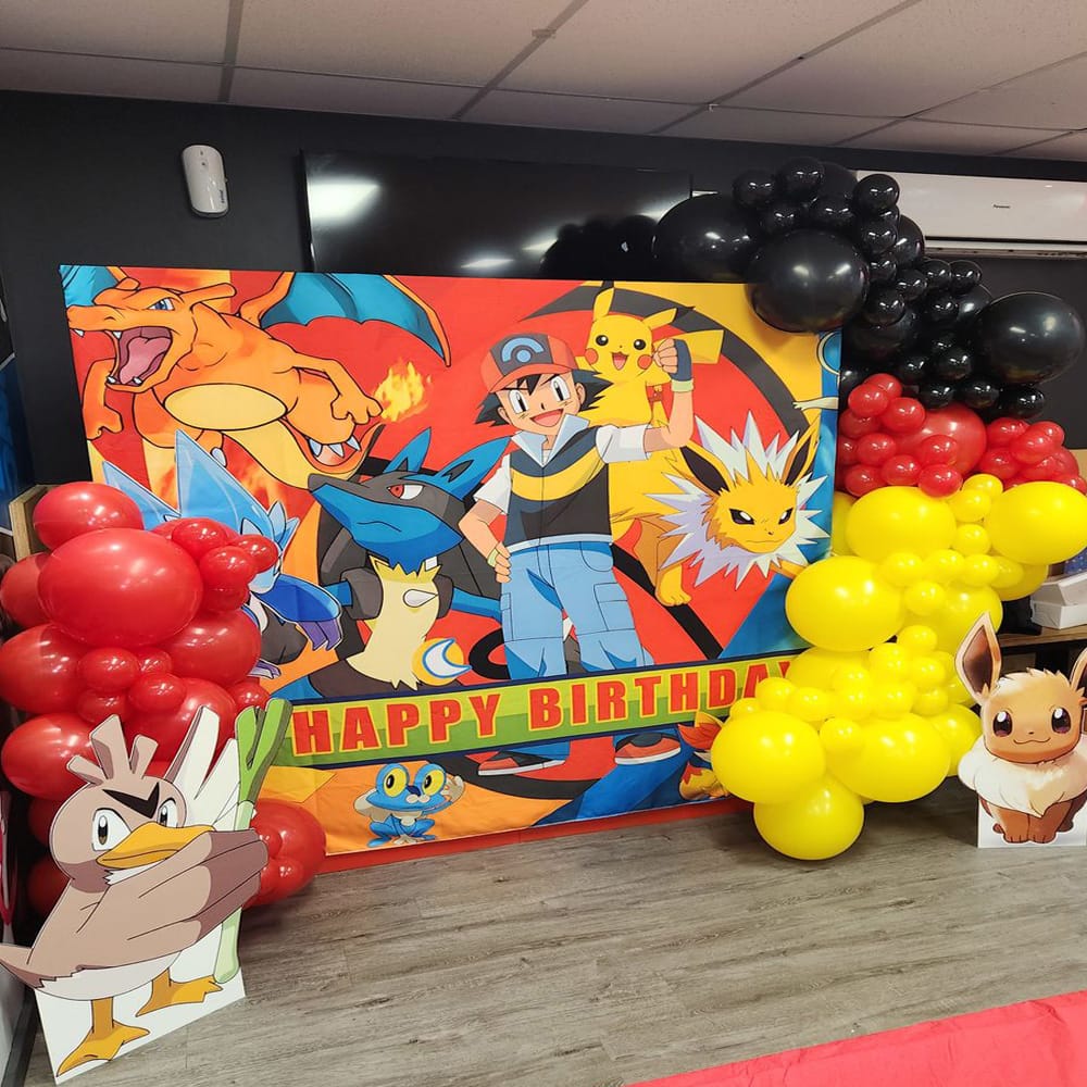 Customer photo review of Custom Any Theme Photo Backdrops Rectangle Party Background Polyester Cloth Banner Decorations