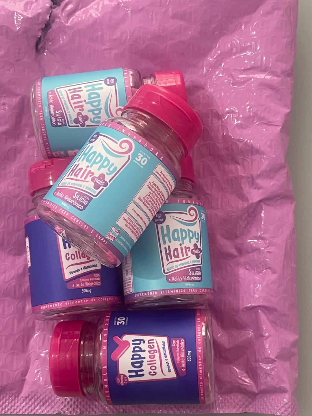 Customer photo review of Happy Collagen 2 Potes