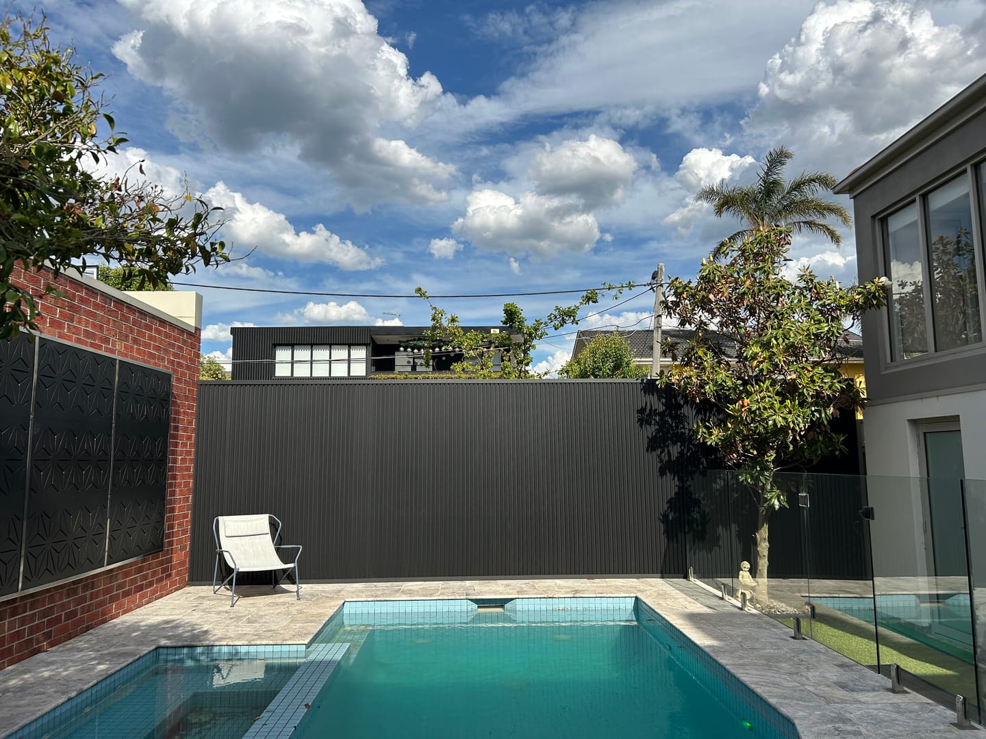 Customer photo review of Black Oak | Outdoor Panel
