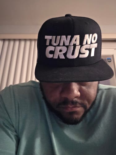 Customer photo review of Snap Back "Tuna No Crust"