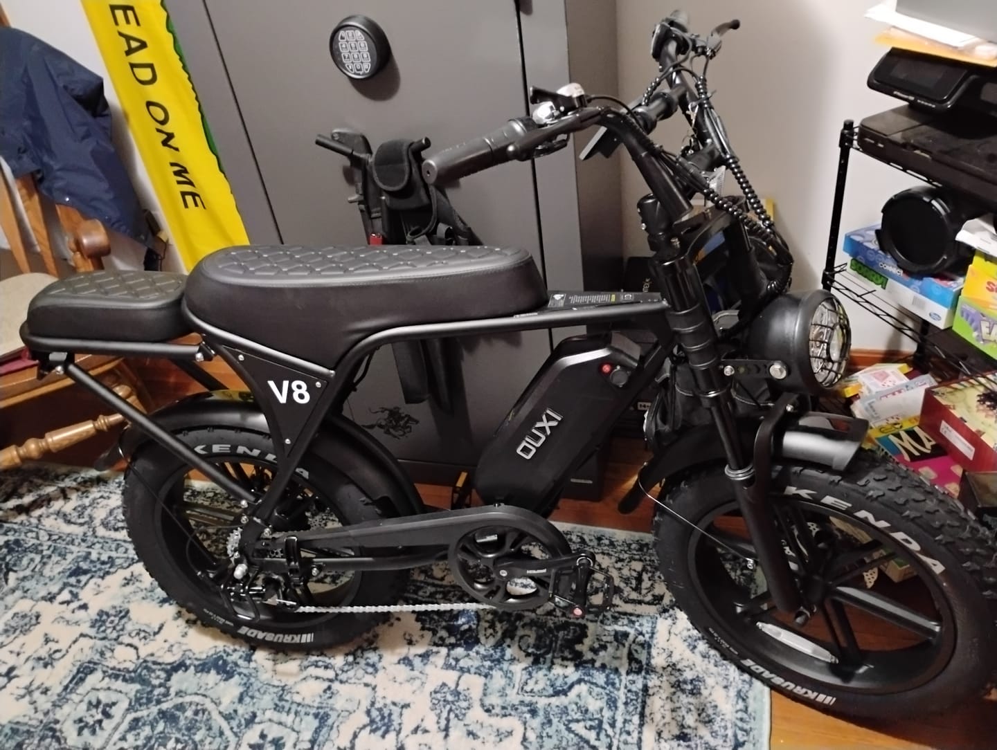 Customer photo review of OUXI V8 750W Fat Tire Electric Bike