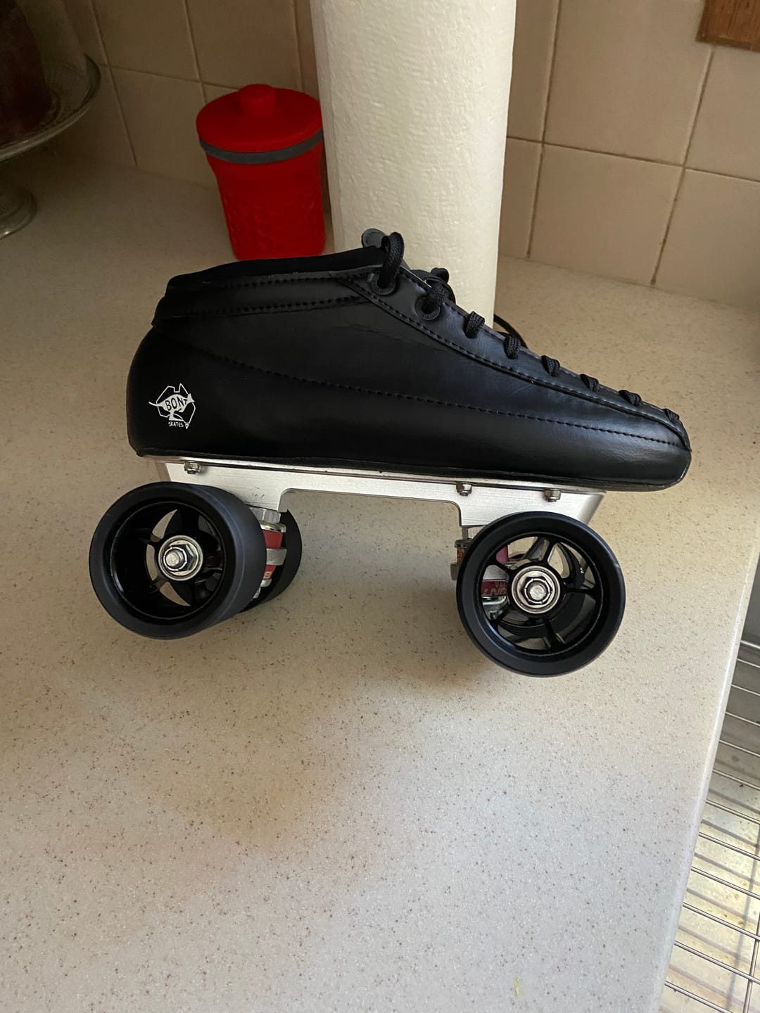 Customer photo review of JESA 608 Black Series Roller Skate Bearings