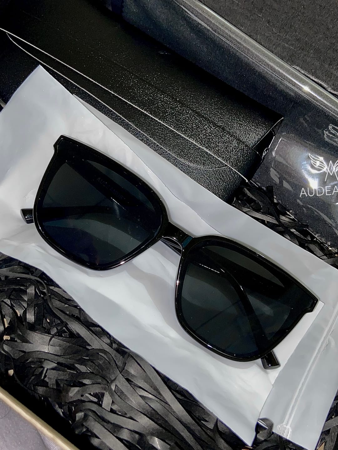 Customer photo review of Taylor Rectangular Framed Sunglasses