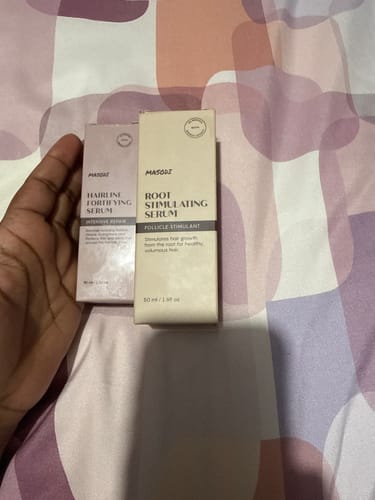 Customer photo review of Scalp Serum Set - Minoxidil