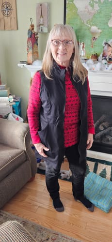 Customer photo review of Carefree Long Vest