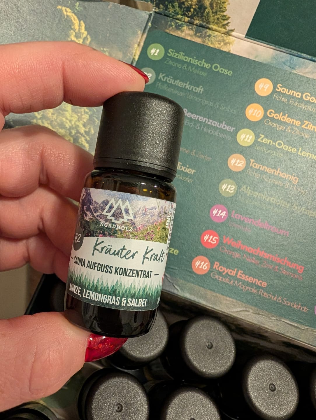 Customer photo review of Sauna Aufguss Discovery Box 1