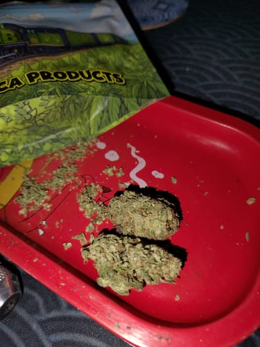 Customer photo review of Sour Diesel THCA Flower