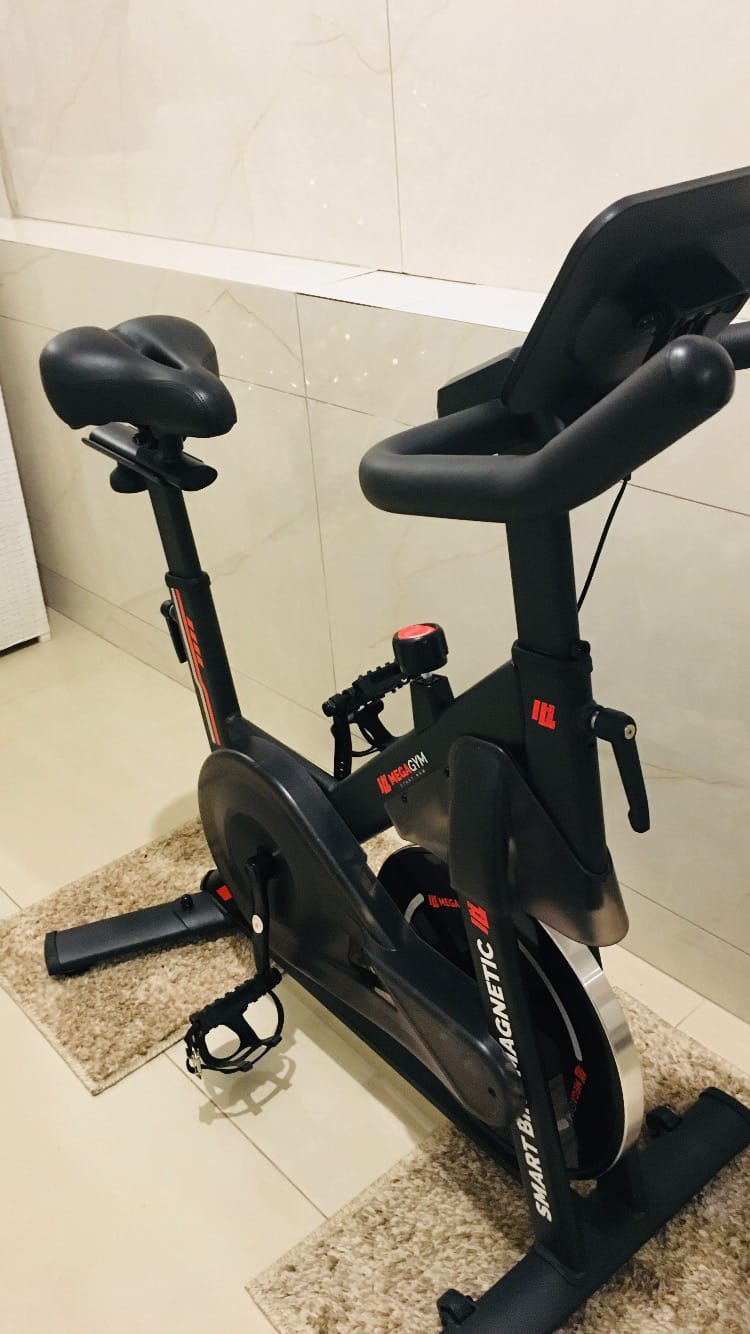 Customer photo review of Bicicleta Ergométrica Smart Bike Magnetic MegaGym