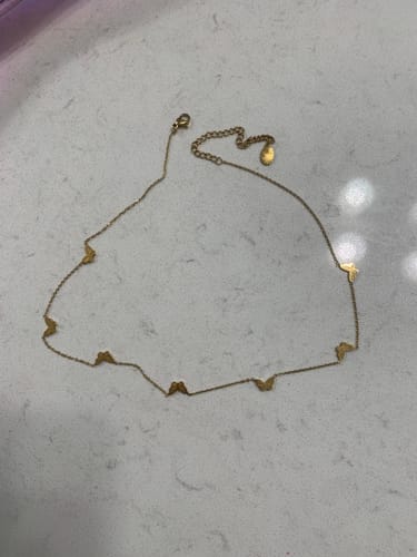 Customer photo review of Classic Butterfly Necklace
