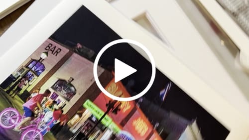 Customer video review of 11x14 Giclee Fine Art Prints