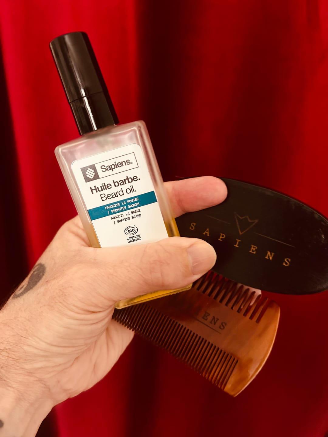 Customer photo review of Huile à barbe bio - Édition originale