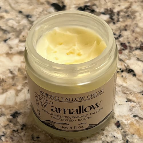 Customer photo review of Whipped Tallow Cream - Unscented + Jojoba Oil
