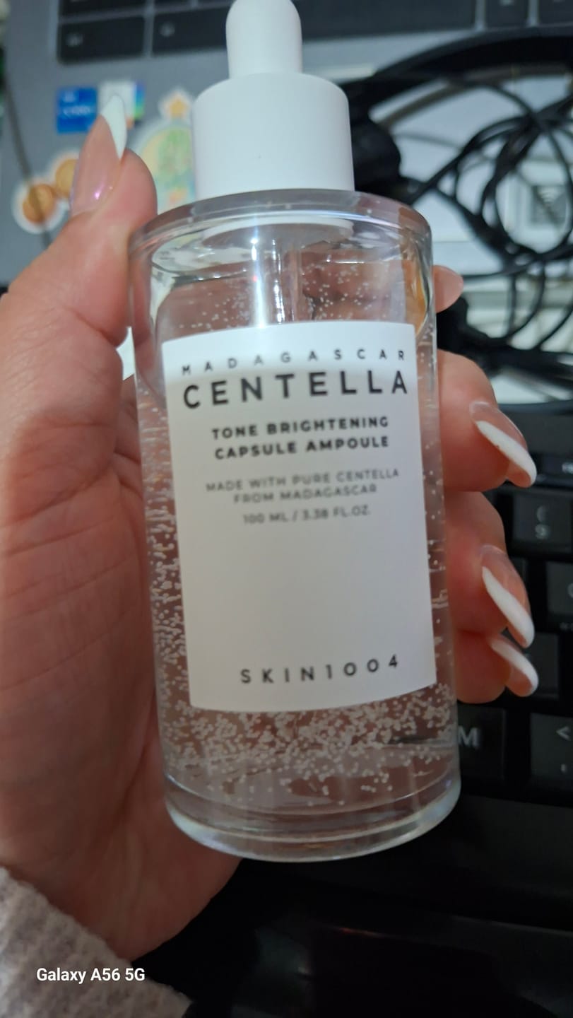 Customer photo review of Tone Brightening Capsule Ampoule
