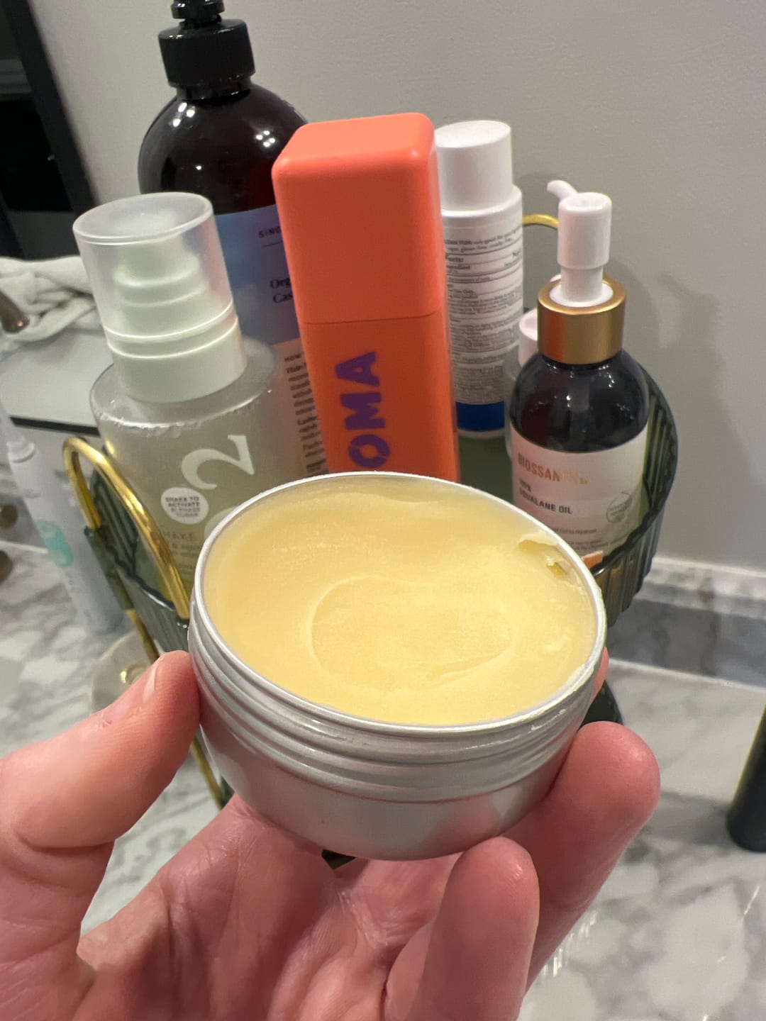 Customer photo review of Youth Alchemy: Anti-Aging Balm - All Natural Retinol