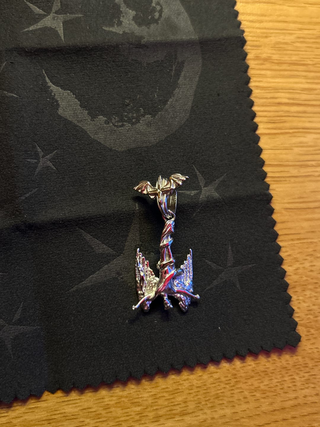 Customer photo review of FALLEN ANGEL PENDANT