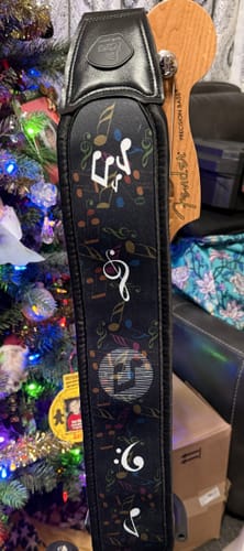 Customer photo review of Zero-Gravity Strap for Guitar & Bass [Standard]