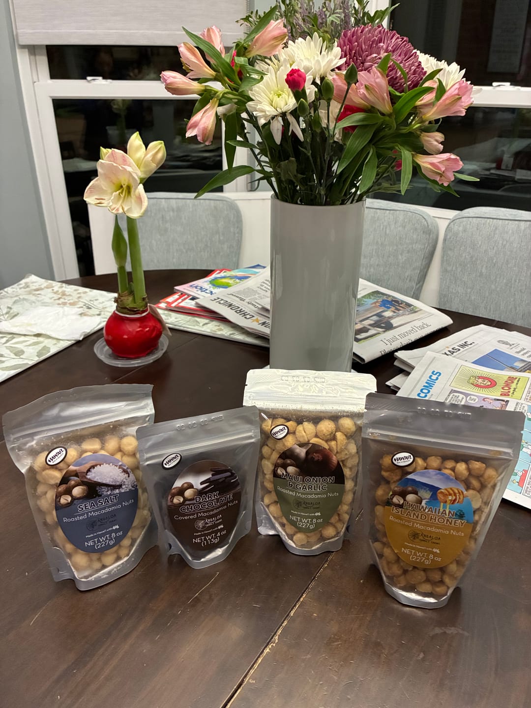 Customer photo review of Sea Salt Macadamia Nuts
