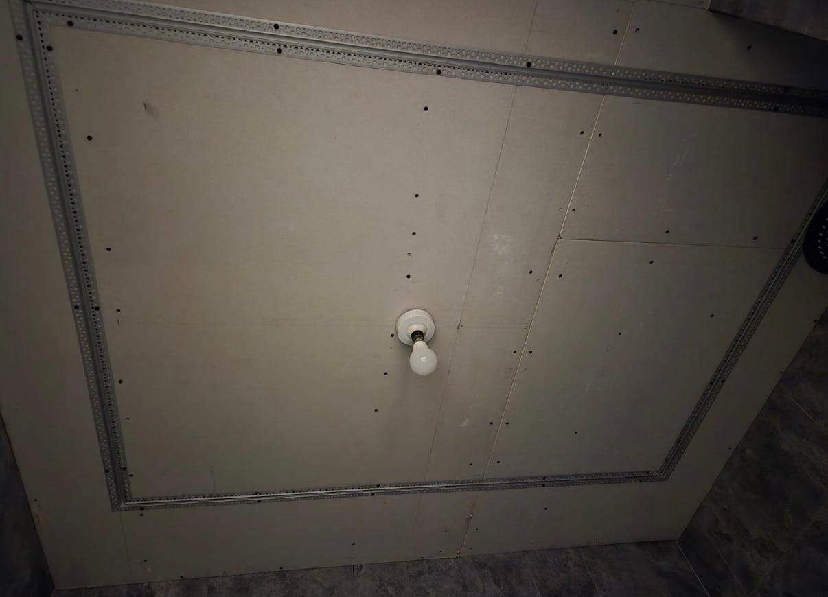 Customer photo review of 2 Meters Trimless 12mm Wide Plaster-In Aluminum LED Profile Channel with Frosted Diffuser & Accessories for LED Strip Lighting
