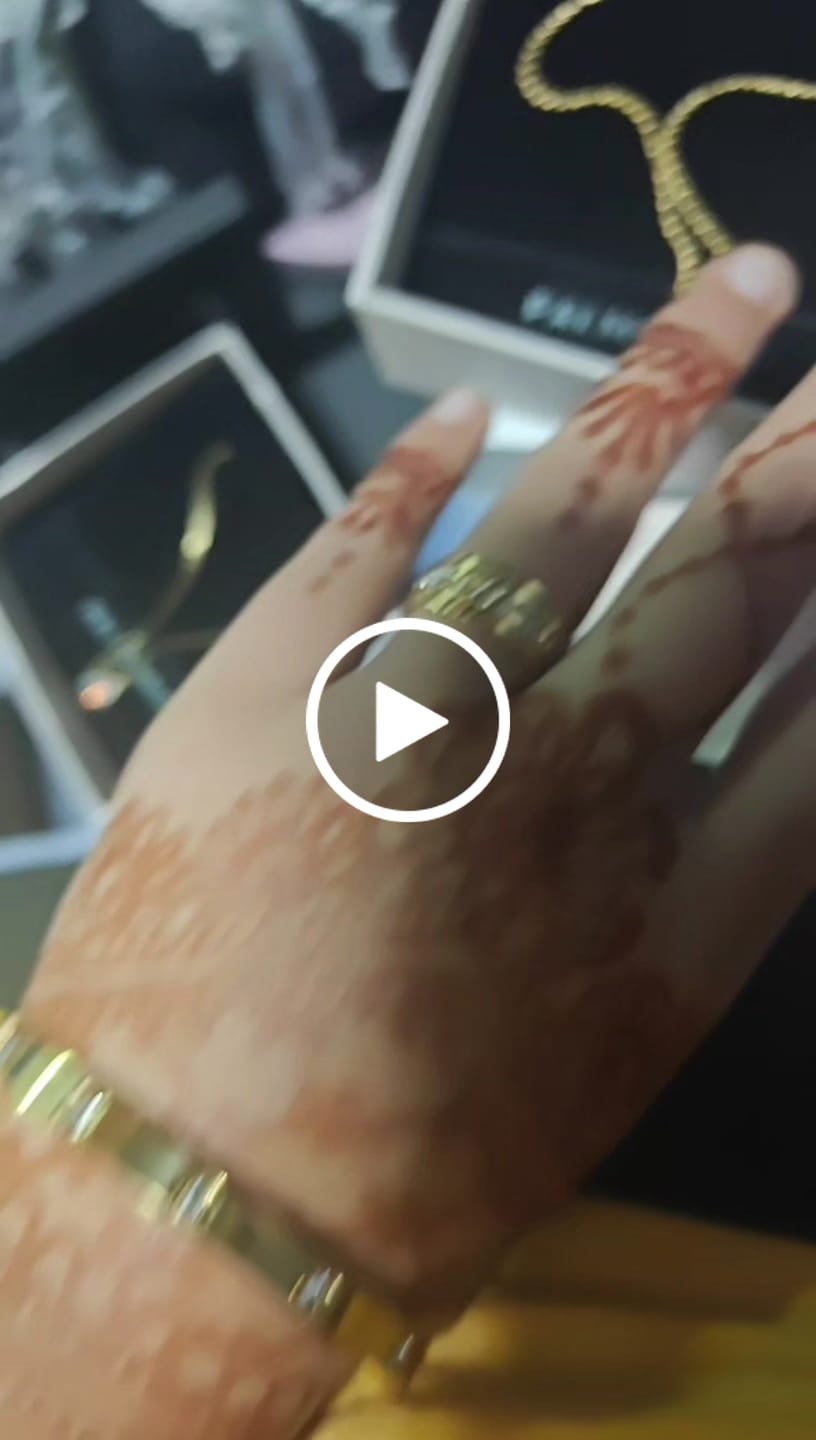 Customer video review of Three Piece Honeycomb Ring