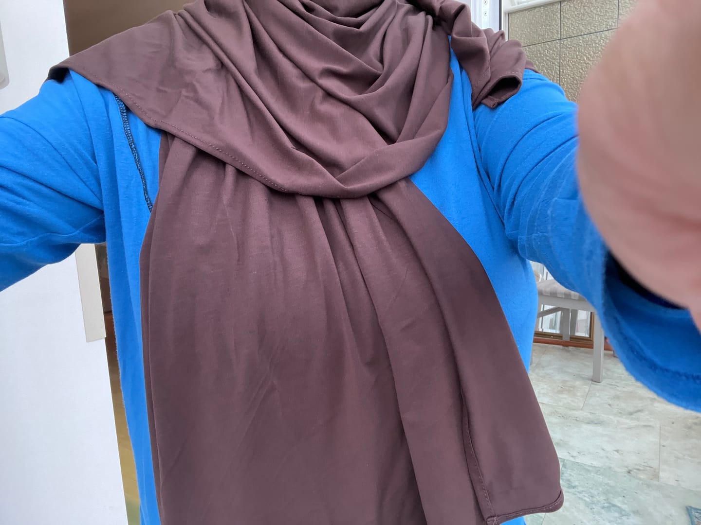 Customer photo review of 2ND:SKIN hijab set 'Espresso'