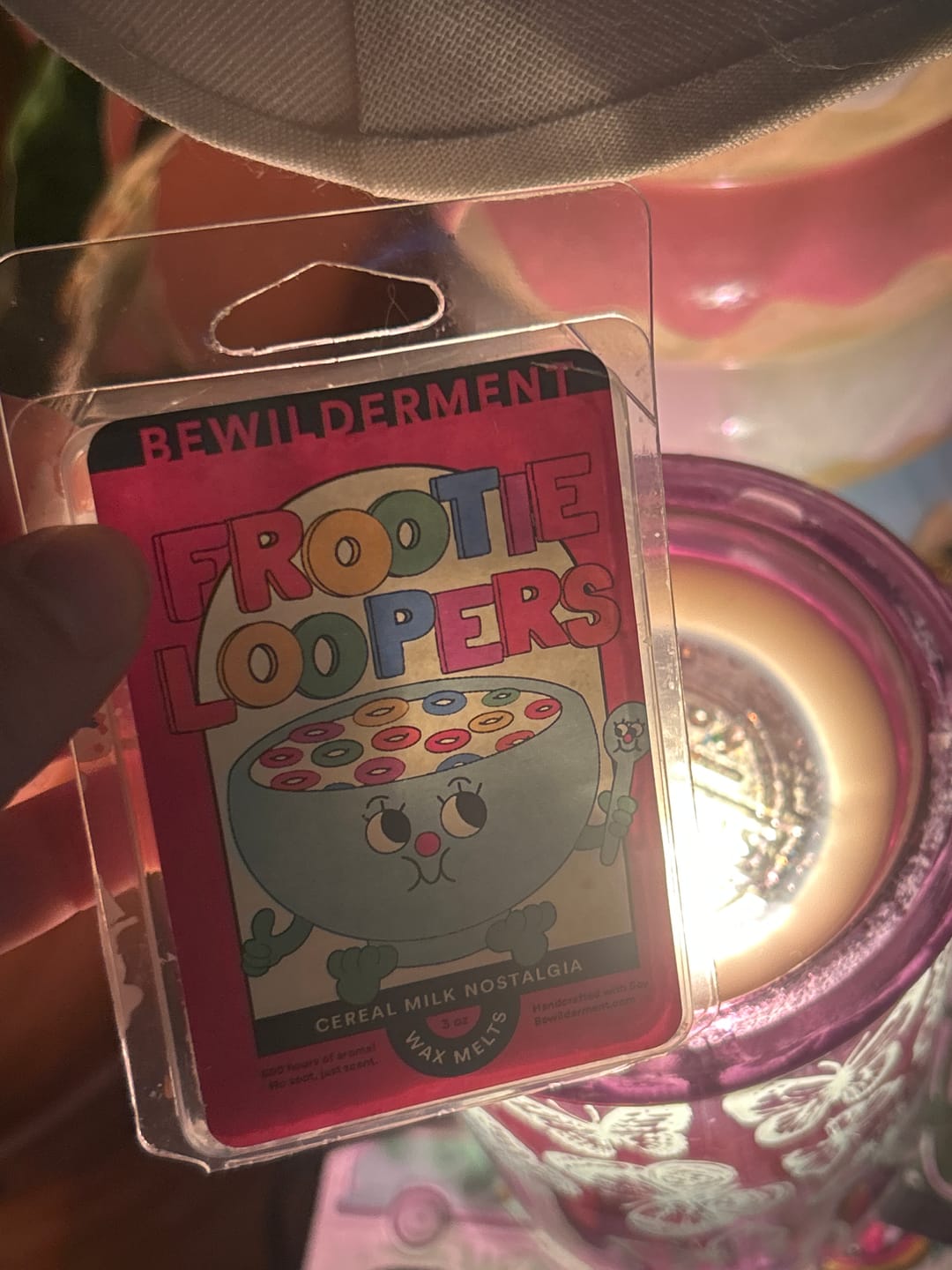 Customer photo review of Frootie Loopers Wax Melts