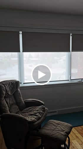 Customer video review of SmartWings Motorized Dual Shades