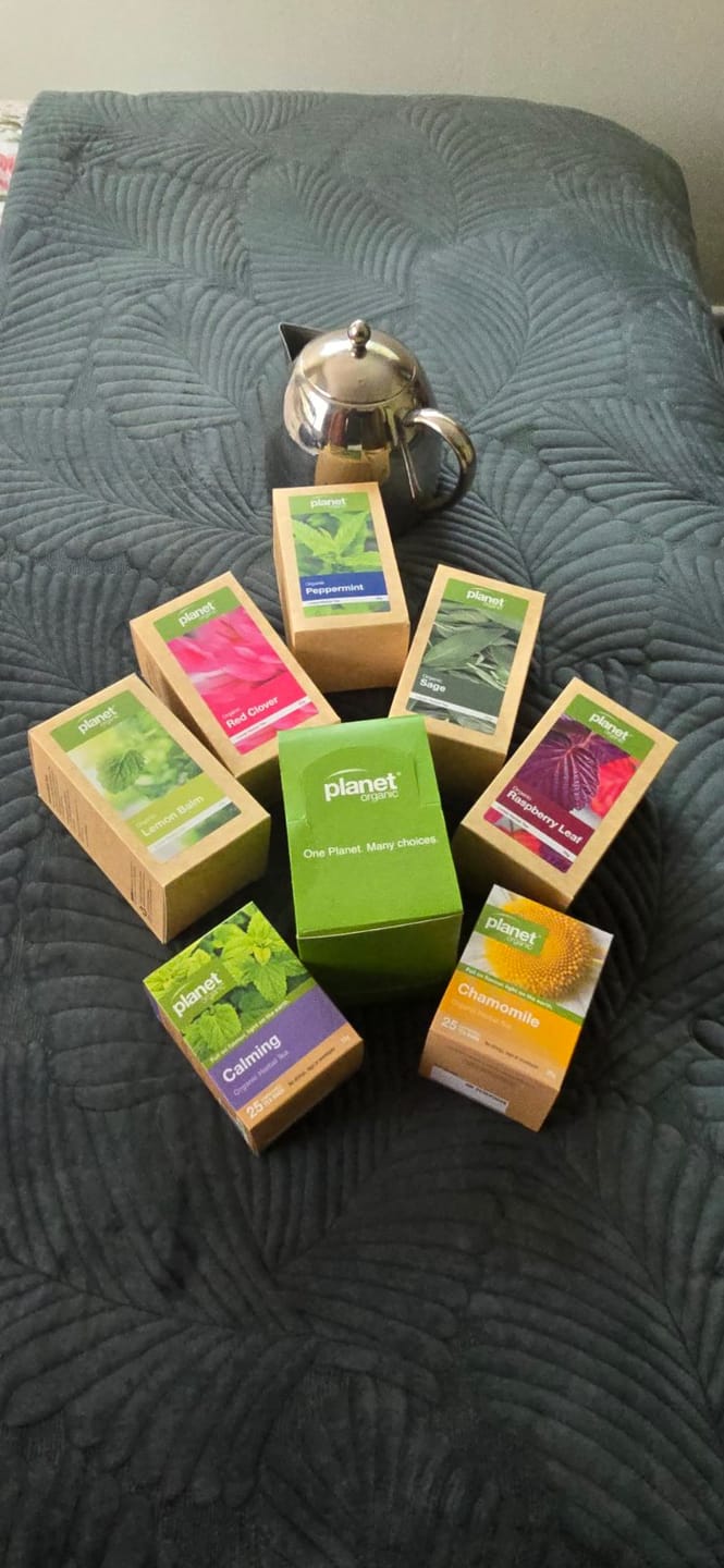 Customer photo review of Red Clover Loose Leaf Tea 25g - Certified Organic