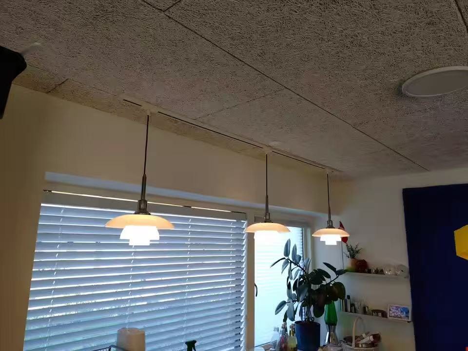 Customer photo review of WOMO Dänische Milchglas Pendelleuchte-WM2116